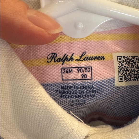 Ralph Lauren Striped Knit Oxford Shortall - Picture 4 of 4